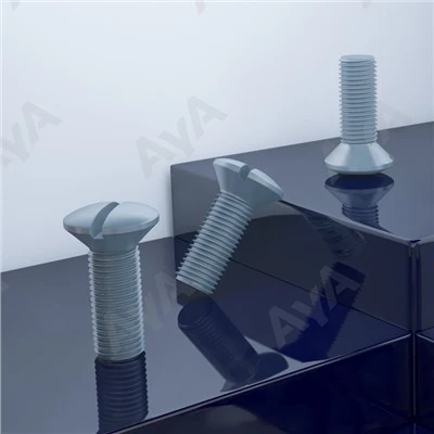 Slowed screws oval